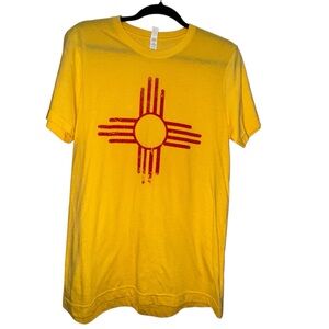 New Mexico State Flag Yellow T-Shirt Medium